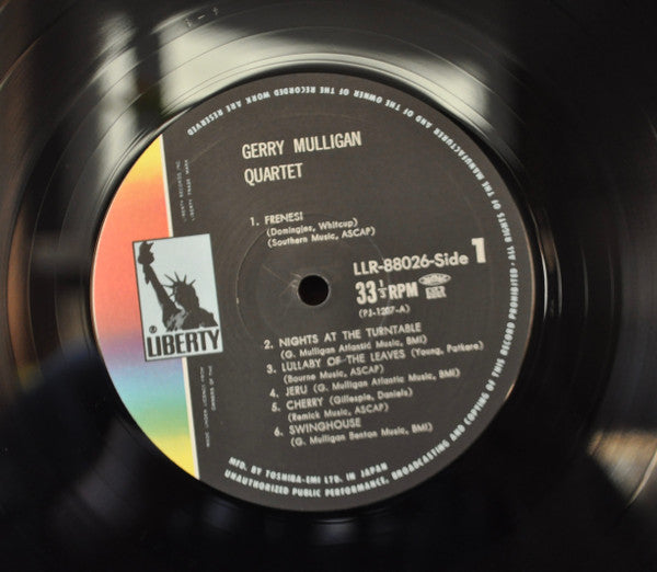 Gerry Mulligan Quartet - Pacific Jazz (Vinyl, LP, Album) Very Good Plus (VG+) / Good Plus (G+)