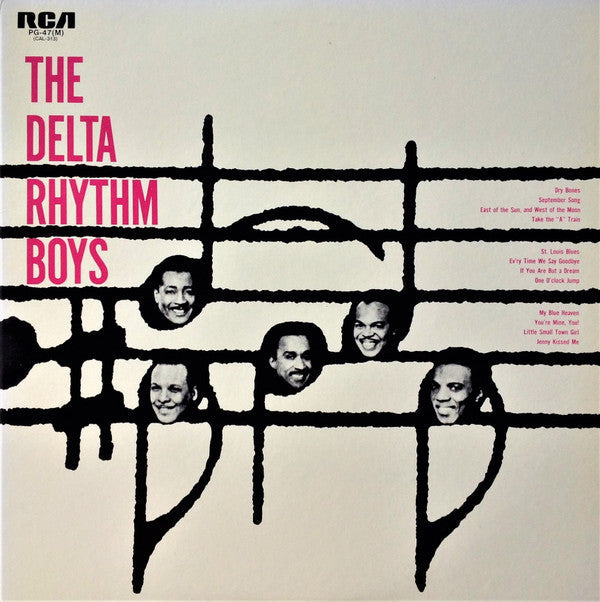 The Delta Rhythm Boys - Presenting The Delta Rhythm Boys = プレゼンティング・デルタ・リズム・ボーイズ (Vinyl, LP, Album, Limited Edition, Reissue, Mono) Very Good (VG) / Good Plus (G+)