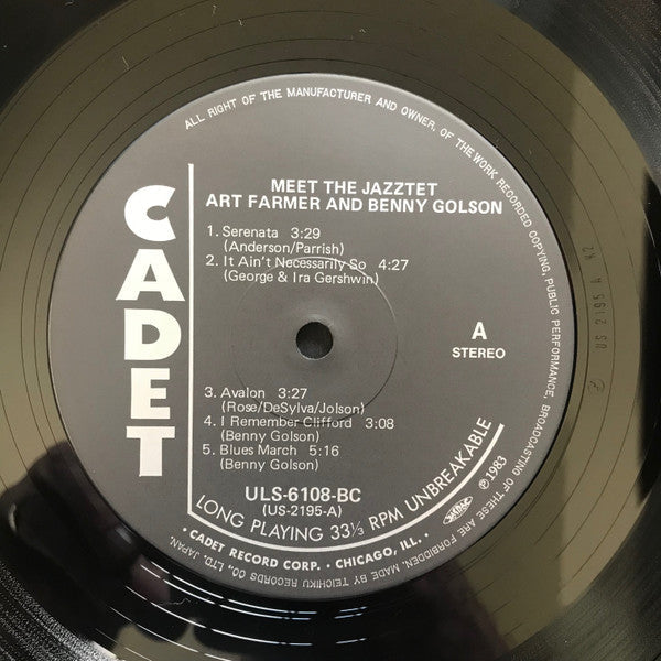 Art Farmer - Meet The Jazztet (Vinyl, LP, Album, Reissue, Stereo) Very Good Plus (VG+) / Very Good Plus (VG+)