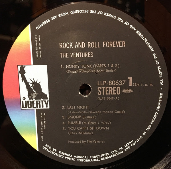 The Ventures - Rock And Roll Forever (Vinyl, LP, Album, Stereo) Very Good (VG) / Very Good (VG)