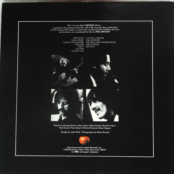 The Beatles - Let It Be (Vinyl, LP, Album, Stereo)