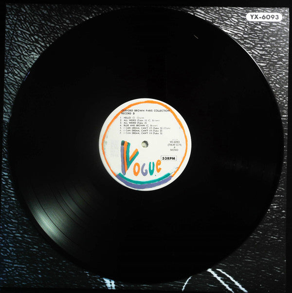 Clifford Brown - Paris Collection (3xVinyl, Box Set, LP, Compilation, Mono) Very Good (VG) / Very Good (VG)