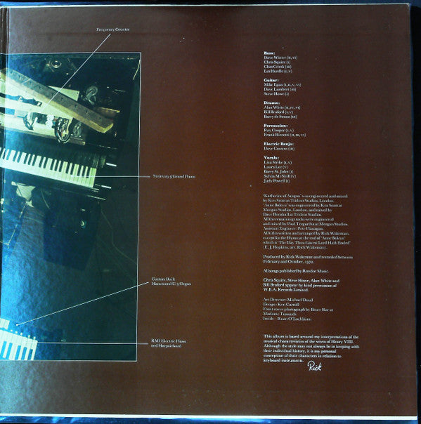 Rick Wakeman - The Six Wives Of Henry VIII (Vinyl, LP, Album)