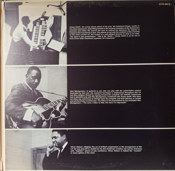 Jimmy Smith - Jimmy & Wes - The Dynamic Duo (Vinyl, LP, Album, Stereo) Very Good (VG) / Very Good (VG)