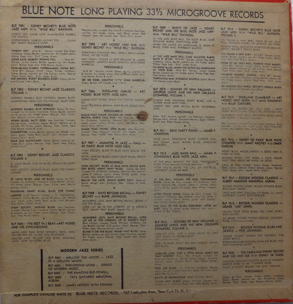 Albert Ammons - Boogie Woogie Classics (Vinyl, LP, 10") Good Plus (G+) / Fair (F)
