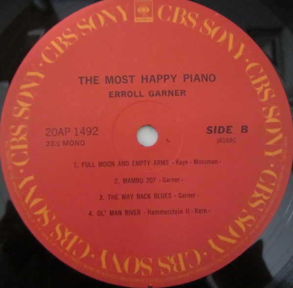 Erroll Garner - The Most Happy Piano (Vinyl, LP, Album, Reissue) Very Good Plus (VG+) / Very Good Plus (VG+)