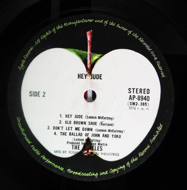 The Beatles - Hey Jude (Vinyl, LP, Compilation, Reissue) Very Good Plus (VG+) / Good Plus (G+)