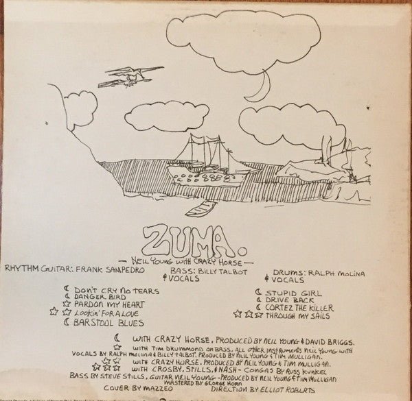Neil Young - Zuma (Vinyl, LP, Album, Repress) Near Mint (NM or M-) / Very Good (VG)