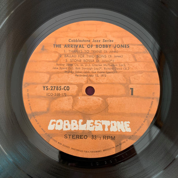 Bobby Jones (2) - Arrival Of Bobby Jones (Vinyl, LP, Album) Near Mint (NM or M-) / Very Good Plus (VG+)