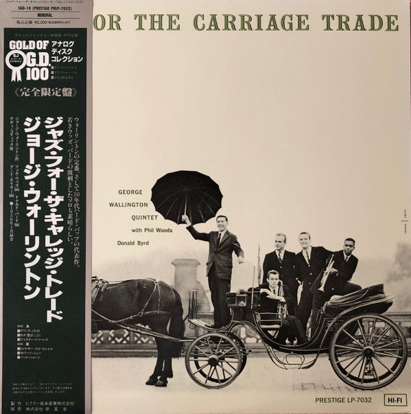 George Wallington Quintet - Jazz For The Carriage Trade (Vinyl, LP, Album, Reissue, Mono) Very Good Plus (VG+) / Very Good Plus (VG+)