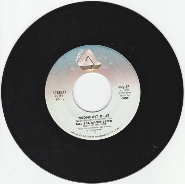 Melissa Manchester - Theme From Ice Castles (Through The Eyes Of Love) (Vinyl, 7", 45 RPM, Single) Very Good Plus (VG+) / Very Good Plus (VG+)