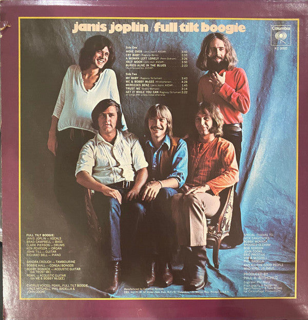 Janis Joplin - Pearl (Vinyl, LP, Album, Reissue) Good Plus (G+) / Good (G)