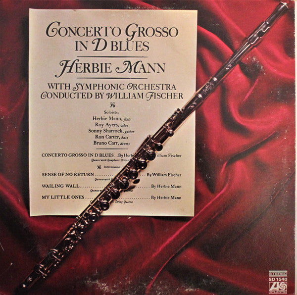 Herbie Mann - Concerto Grosso In D Blues (Vinyl, LP, Album, Stereo) Very Good (VG) / Very Good (VG)