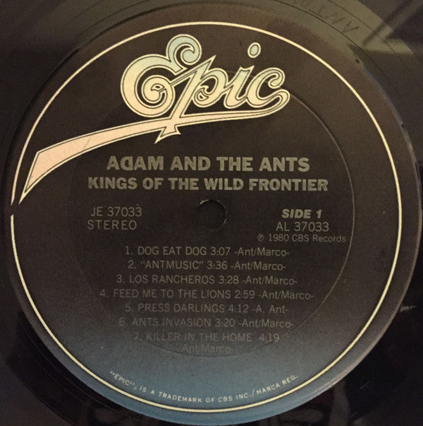 Adam And The Ants - Kings Of The Wild Frontier (Vinyl, LP, Album) Very Good (VG) / Very Good (VG)