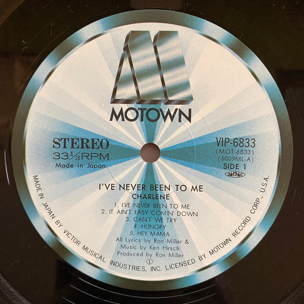 Charlene - I've Never Been To Me (Vinyl, LP, Album) Very Good Plus (VG+) / Very Good Plus (VG+)
