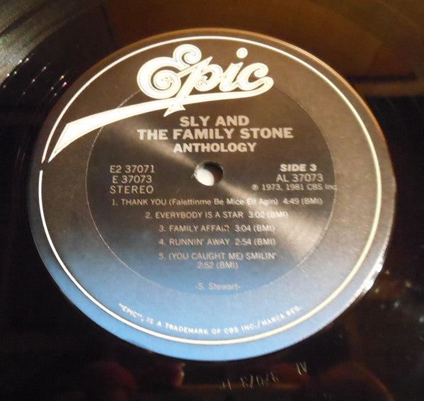 Sly & The Family Stone - Anthology (2xVinyl, LP, Compilation, Stereo) Very Good Plus (VG+) / Very Good (VG)