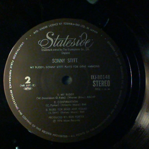 Sonny Stitt - My Buddy: Sonny Stitt Plays For Gene Ammons (Vinyl, LP, Album, Stereo) Very Good Plus (VG+) / Very Good (VG)