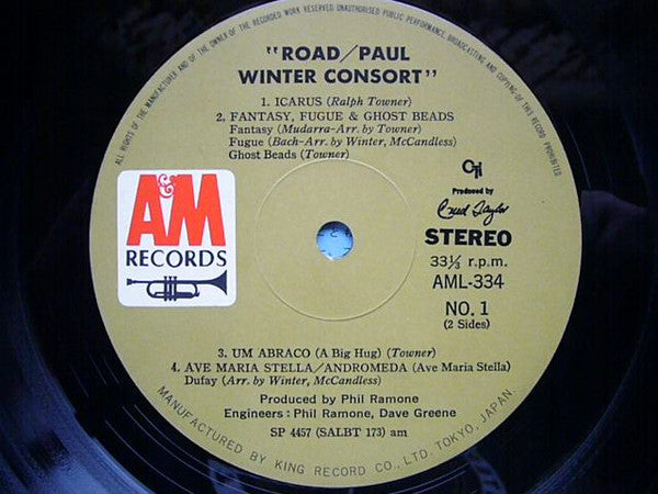 The Winter Consort - Road (Vinyl, LP, Album, Stereo) Good Plus (G+) / Very Good Plus (VG+)