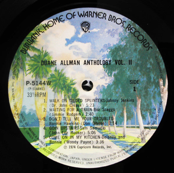 Duane Allman - An Anthology Vol. II (2xVinyl, LP, Compilation) Good Plus (G+) / Very Good (VG)