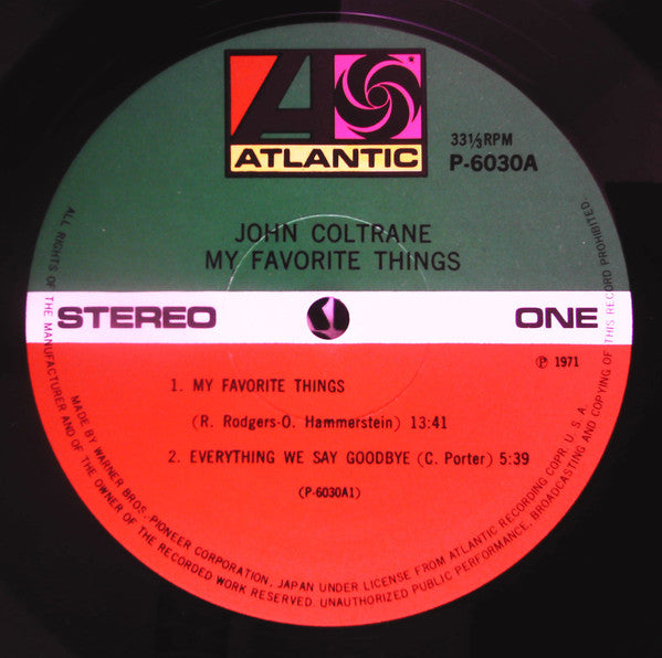 John Coltrane - My Favorite Things = マイ・フェイヴァリット・シングス (Vinyl, LP, A...