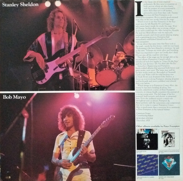 Peter Frampton - Frampton Comes Alive! (2xVinyl, LP, Album) Very Good (VG) / Good (G)