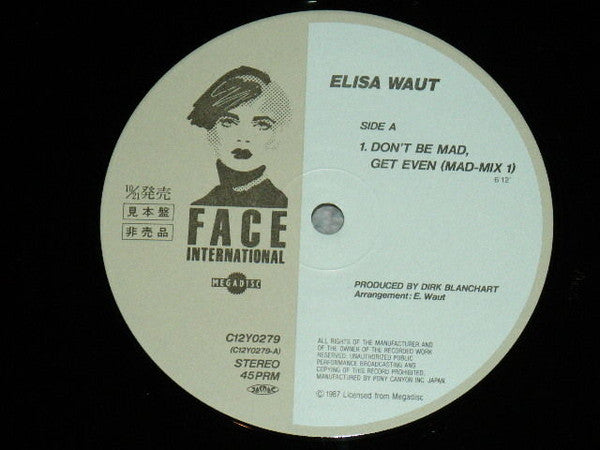 Elisa Waut - Don't Be Mad, Get Even (Vinyl, 12", 45 RPM, Maxi-Single, Promo) Near Mint (NM or M-) / Near Mint (NM or M-)