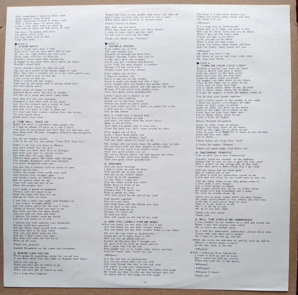 Gregg Allman - The Gregg Allman Tour (2xVinyl, LP, Album, Promo) Very Good Plus (VG+) / Very Good (VG)