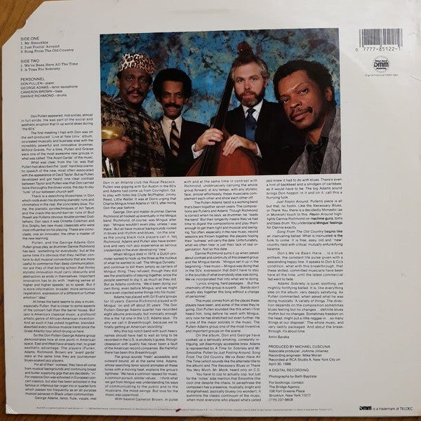 George Adams - Don Pullen Quartet - Breakthrough (Vinyl, LP, Album) Very Good (VG) / Very Good (VG)