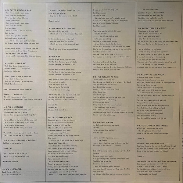 Five Blind Boys Of Mississippi - The Original Five Blind Boys (Vinyl, LP, Album, Reissue, Mono) Very Good Plus (VG+) / Very Good (VG)