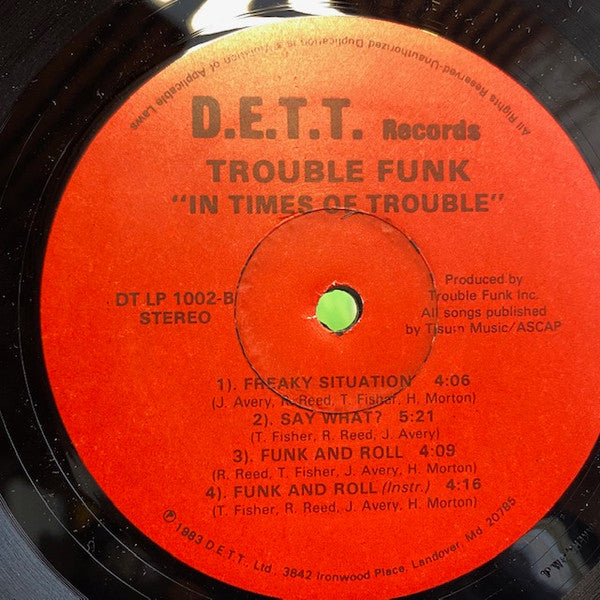 Trouble Funk - In Times Of Trouble (2xVinyl, LP, Album, Stereo) Very Good Plus (VG+) / Very Good (VG)