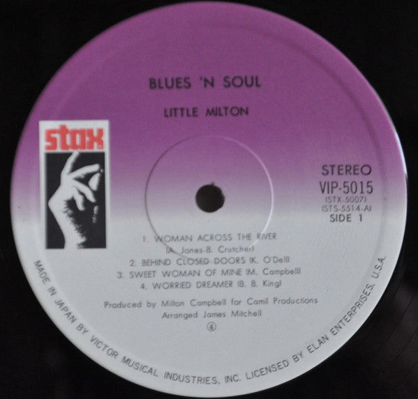 Little Milton - Blues'N Soul (Vinyl, LP, Album, Limited Edition) Very Good Plus (VG+) / Very Good (VG)