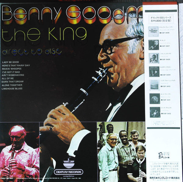 Benny Goodman - The King (Vinyl, LP, Limited Edition, Repress, Stereo) Very Good Plus (VG+) / Very Good Plus (VG+)