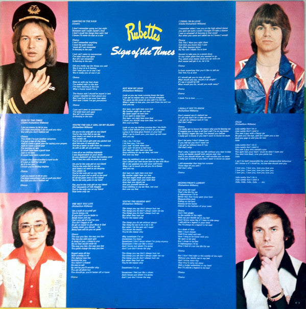 The Rubettes - Sign Of The Times (Vinyl, LP, Album, Promo) Very Good Plus (VG+) / Very Good (VG)