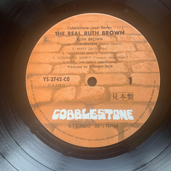Ruth Brown - The Real Ruth Brown (Vinyl, LP, Album, Promo, Stereo) Good Plus (G+) / Good Plus (G+)