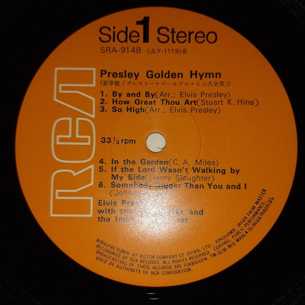 Elvis Presley - Presley Golden Hymn (2xVinyl, LP, Compilation) Very Good (VG) / Good Plus (G+)