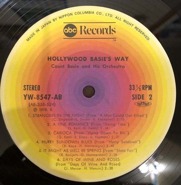 Count Basie Orchestra - Hollywood...Basie's Way (Vinyl, LP, Album, Stereo) Near Mint (NM or M-) / Very Good Plus (VG+)