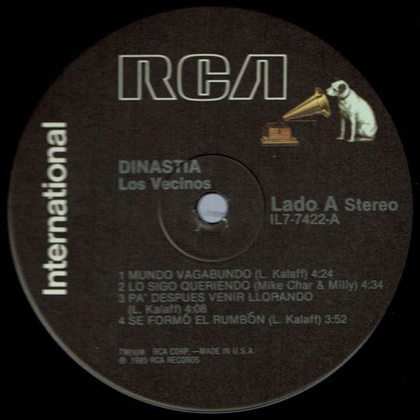 Los Vecinos - Dinastia (Vinyl, LP) Good Plus (G+) / Very Good (VG)