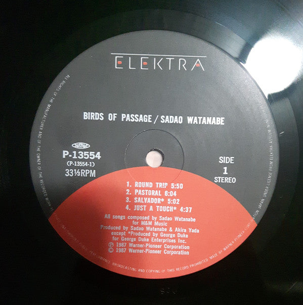 Sadao Watanabe - Birds Of Passage (Vinyl, LP, Album) Very Good Plus (VG+) / Very Good (VG)