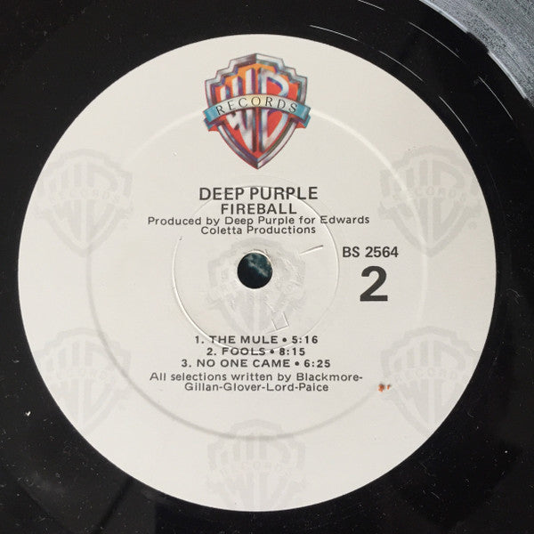 Deep Purple - Fireball (Vinyl, LP, Album, Repress, Stereo) Very Good Plus (VG+) / Good Plus (G+)