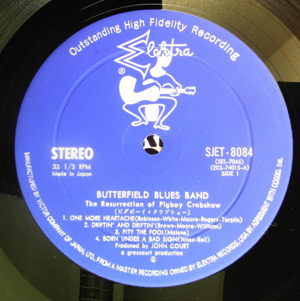 The Paul Butterfield Blues Band - The Resurrection Of Pigboy Crabshaw (Vinyl, LP, Album, Stereo) Very Good Plus (VG+) / Very Good Plus (VG+)
