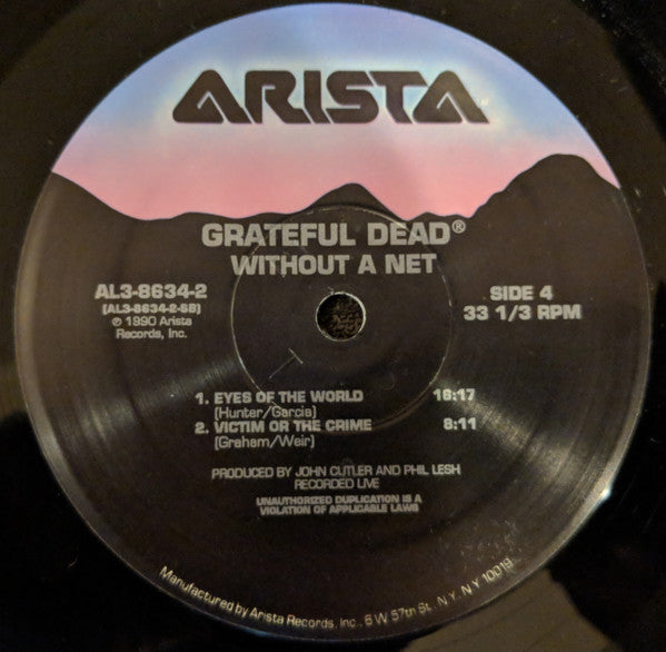 The Grateful Dead - Without A Net (3xVinyl, LP, Album) Near Mint (NM or M-) / Very Good Plus (VG+)
