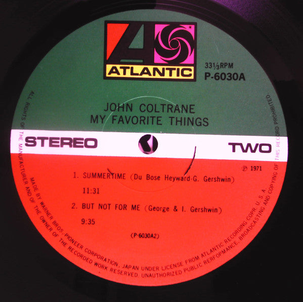 John Coltrane - My Favorite Things = マイ・フェイヴァリット・シングス (Vinyl, LP, A...