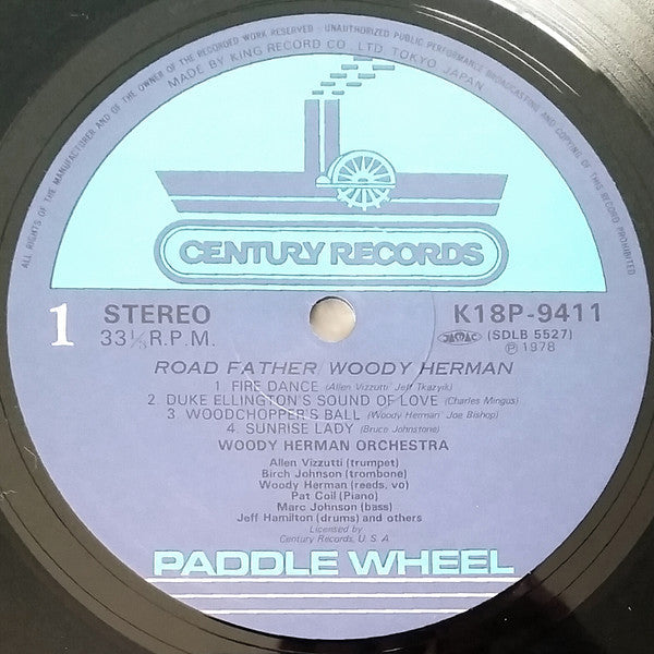Woody Herman - Road Father (Vinyl, LP, Album, Limited Edition, Repress, Stereo) Near Mint (NM or M-) / Very Good Plus (VG+)