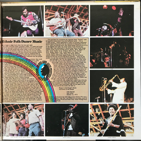 Various - Ann Arbor Blues & Jazz Festival 1972 (2xVinyl, LP, Album) Very Good Plus (VG+) / Very Good Plus (VG+)