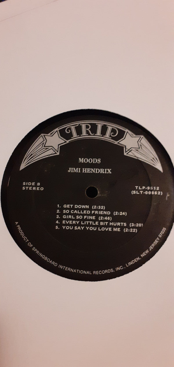 Jimi Hendrix - Moods (Vinyl, LP, Compilation, Reissue, Stereo) Very Good (VG) / Good (G)