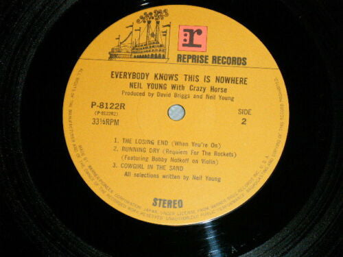 Neil Young - Everybody Knows This Is Nowhere (Vinyl, LP, Album, Reissue, Stereo) Very Good Plus (VG+) / Very Good Plus (VG+)