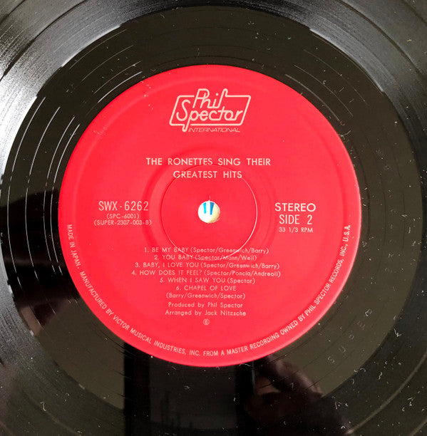 The Ronettes - The Ronettes Sing Their Greatest Hits! (Vinyl, LP, Album, Reissue, Stereo) Very Good (VG) / Very Good (VG)