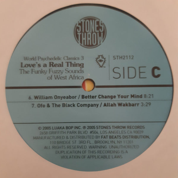 Various - Love's A Real Thing (The Funky Fuzzy Sounds Of West Africa) (2xVinyl, LP, Compilation) Very Good Plus (VG+) / Very Good (VG)
