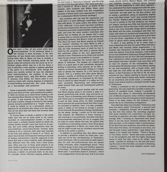 Thelonious Monk - Pure Monk (2xVinyl, LP, Compilation, Remastered, Stereo) Good Plus (G+) / Good (G)