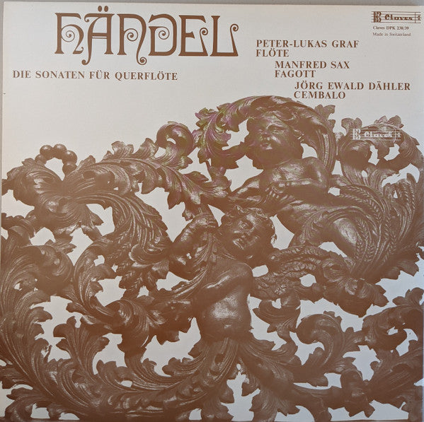 Georg Friedrich Händel - Die Sonaten Für Querflöte I • Die Sonaten Für Querflöte II (2xVinyl, LP, Album, Compilation) Very Good Plus (VG+) / Very Good (VG)